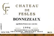 Bonnezeaux-Fesles 1996